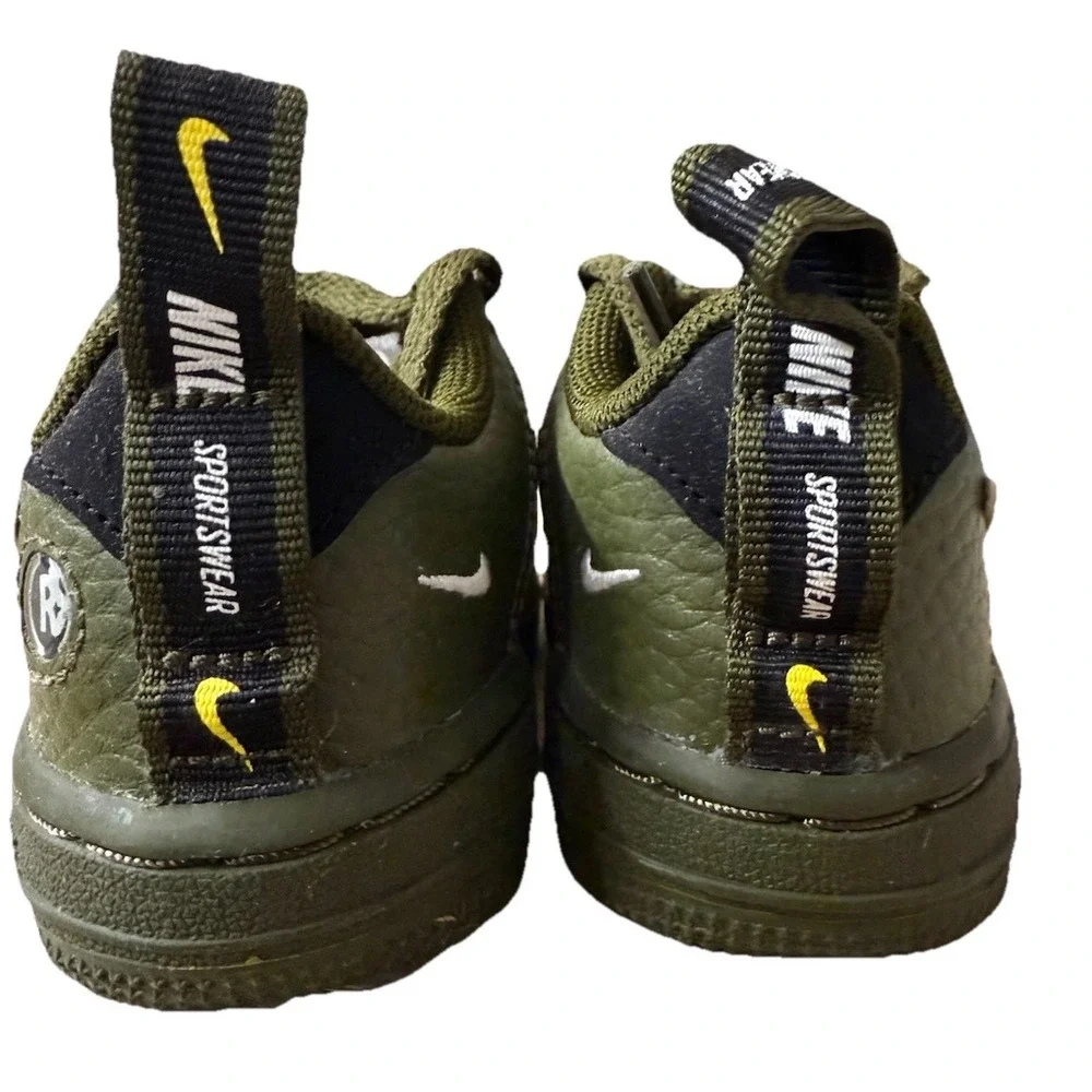 Nike Air Force 1 LV8 Utility Olive Leather | AV4273-300 TD Size 4C